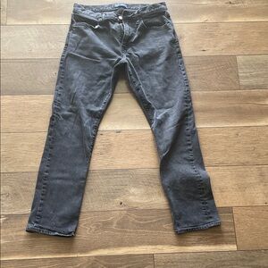 GAP Charcoal Denim Tapered Jeans